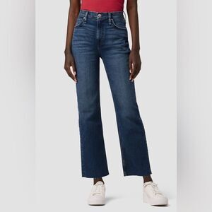 HUDSON Premiuum Denim Remi High-Rise Straight Ankle Jean in Deep Dive Size 25